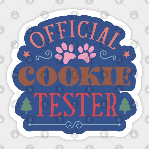 Official Cookie Tester - Merry Dogmas Sticker by Pop Cult Store